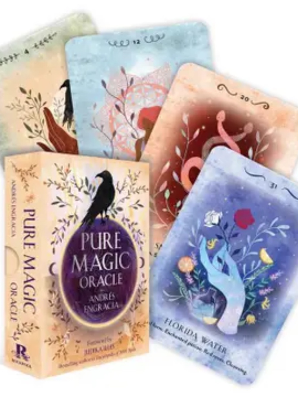 Pure Magic Oracle Deck by Andres Engracia, 36 Oracle Cards, Earth Magic Divinati